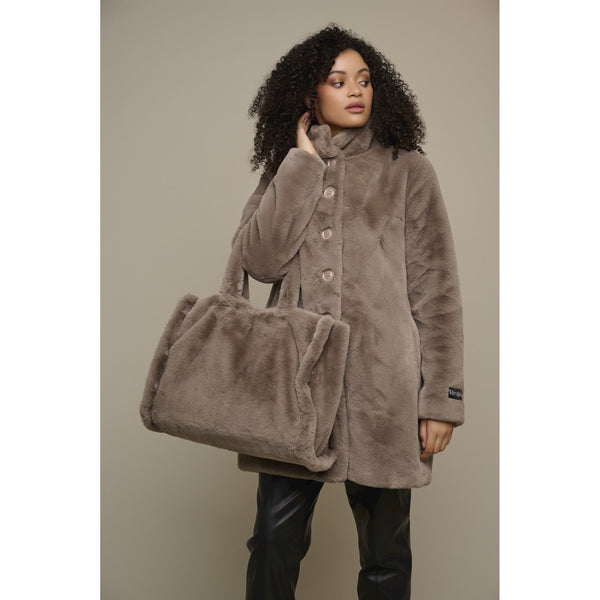 Daan Faux Fur Tote Bag