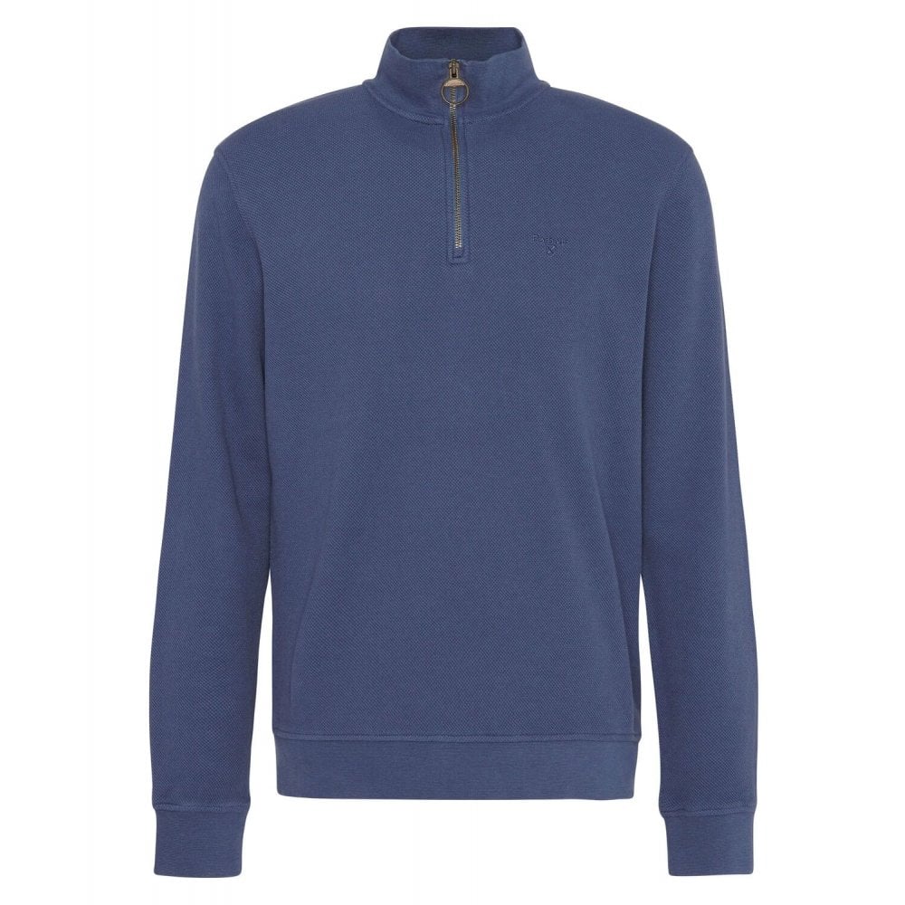 Pique Interlock Half Zip-Sweatshirt