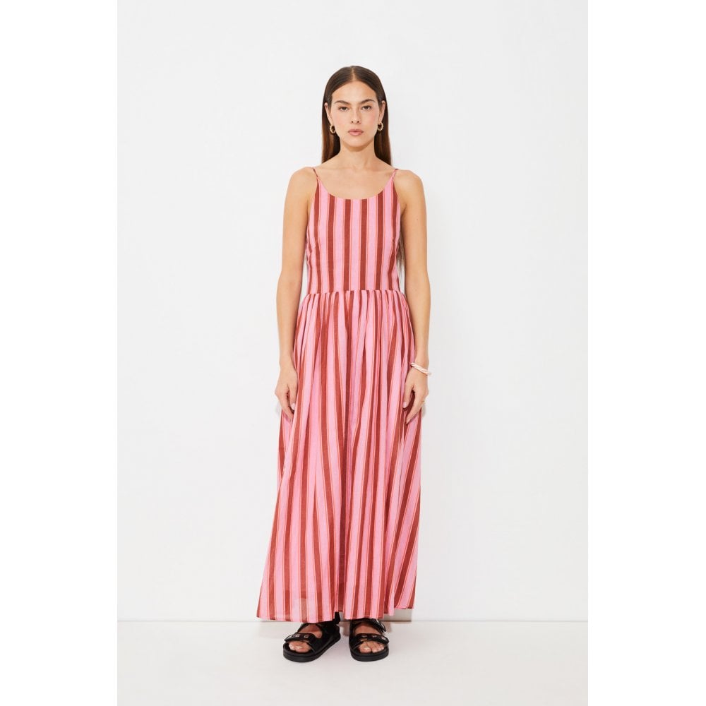 Cyrus Rose Stripe Dress