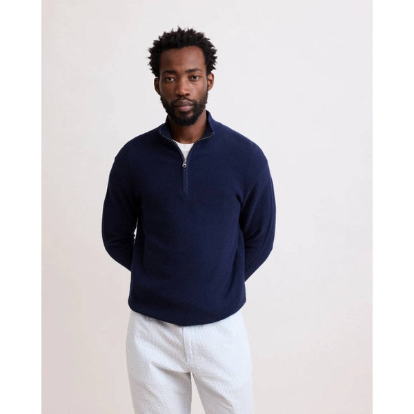 Trucker Piqué Cotton Sweater