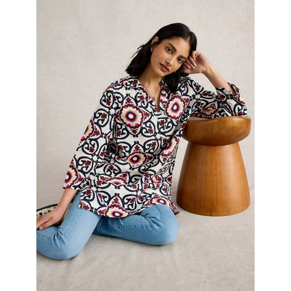 Blake Linen Collared Tunic