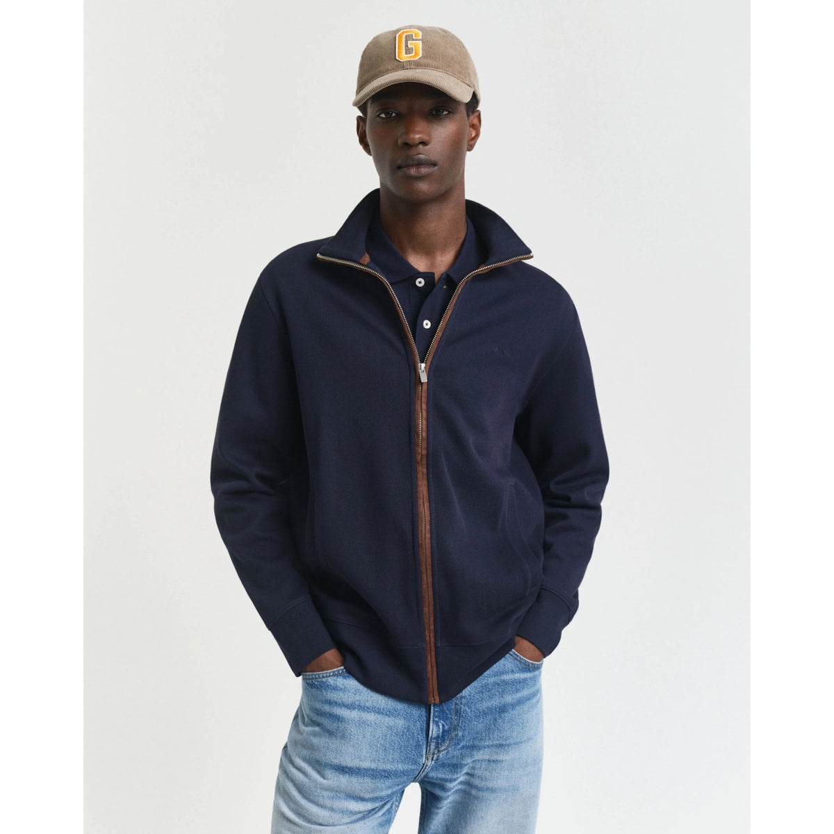 Sacker Rib Zip Cardigan
