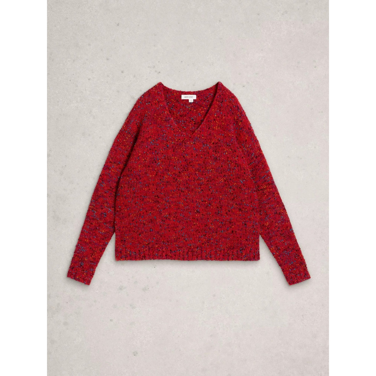 Texture V-Neck Jumper