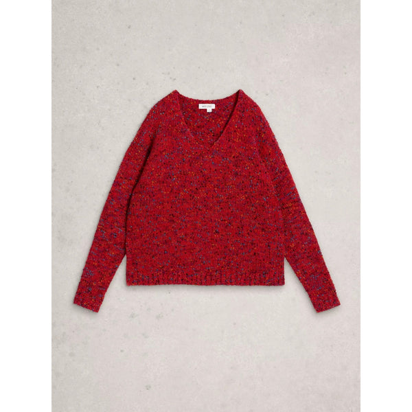 Texture V-Neck Jumper