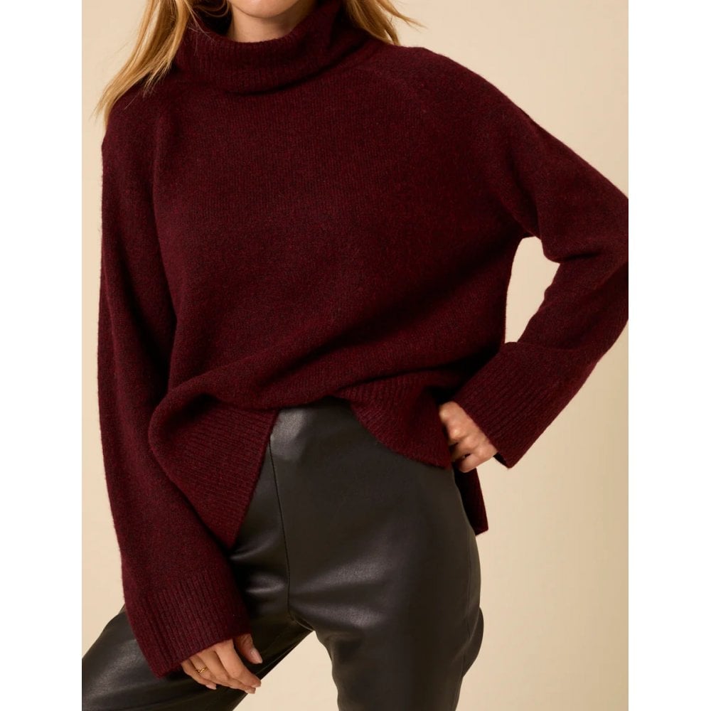 Roll Neck Relaxed Fit Jumper