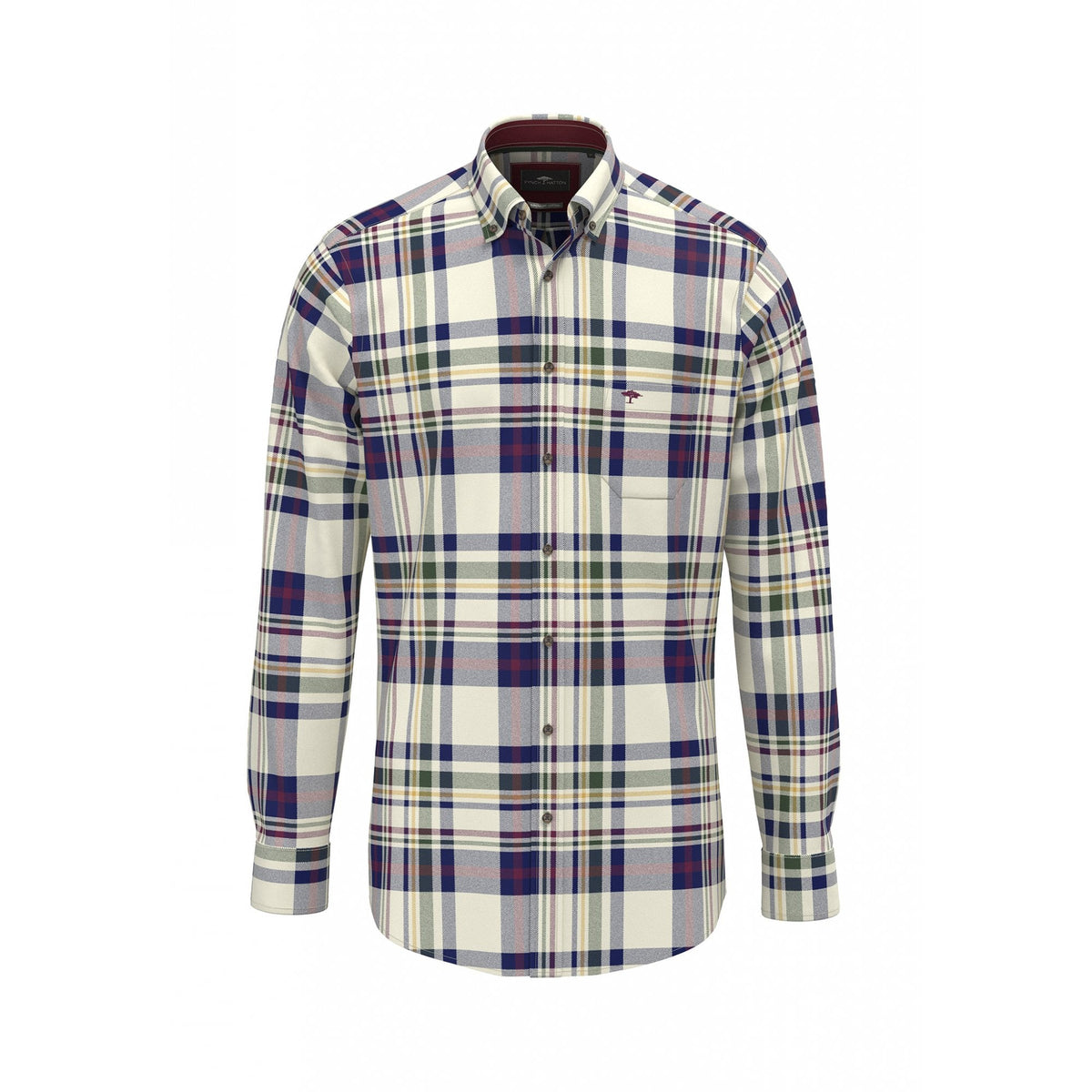 Colourful Check Button Down Shirt