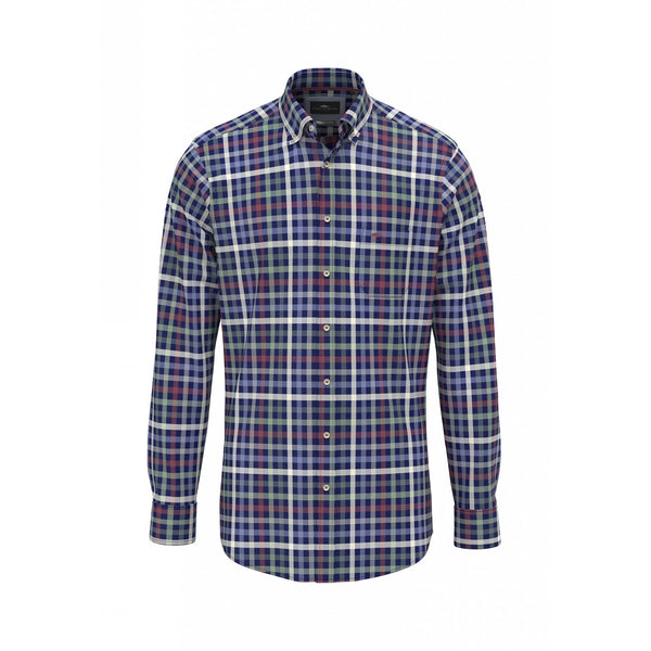 Colourful Poplin Check Shirt