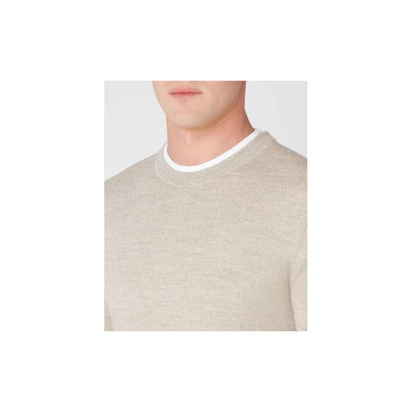 Merino Wool-Blend Crew Neck Sweater