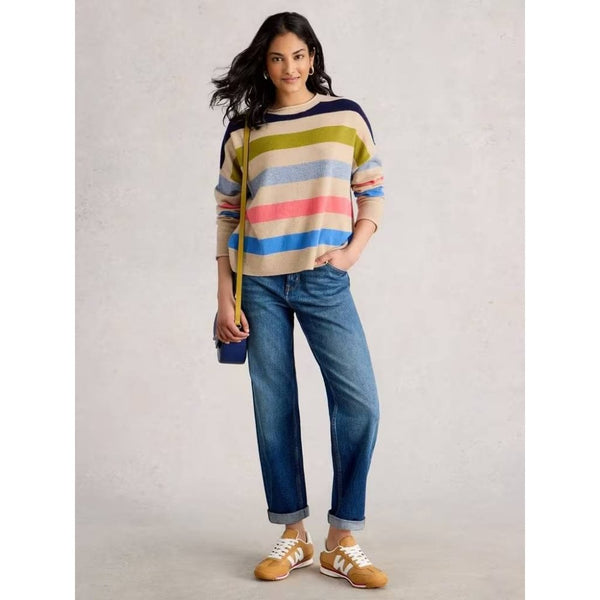 Kitty Stripe Cashmere Jumper