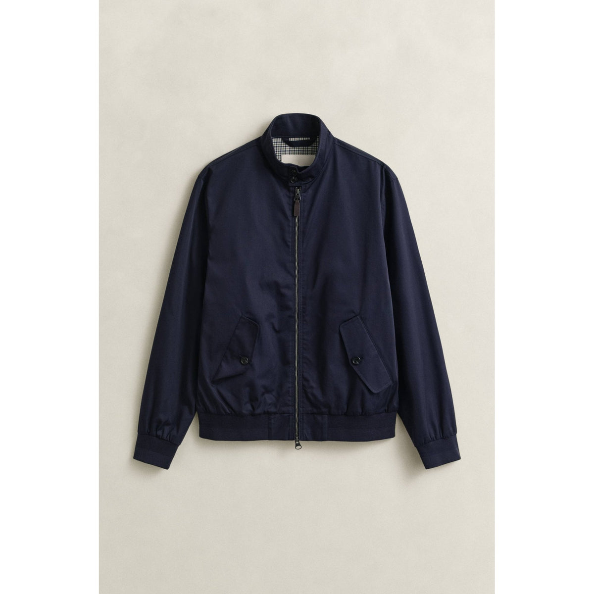 Cotton Blend Harrington Jacket