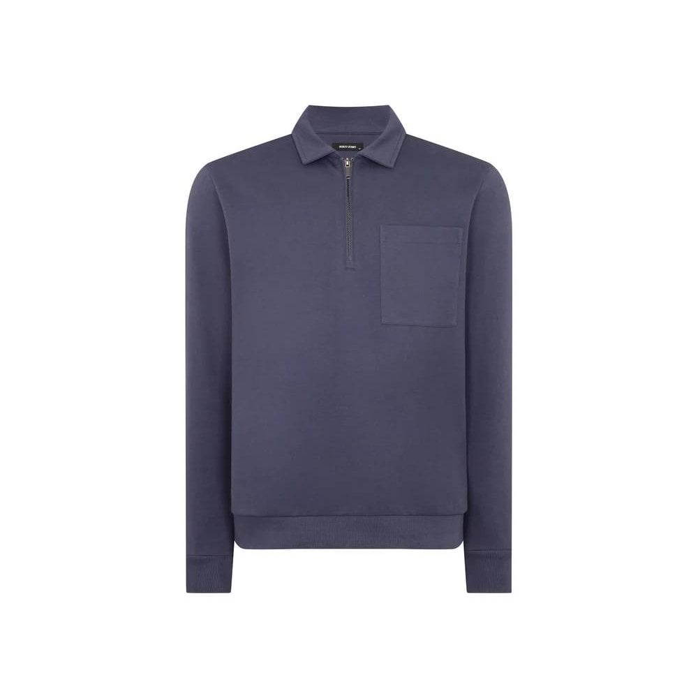 Half-Zip Jersey Sweatshirt