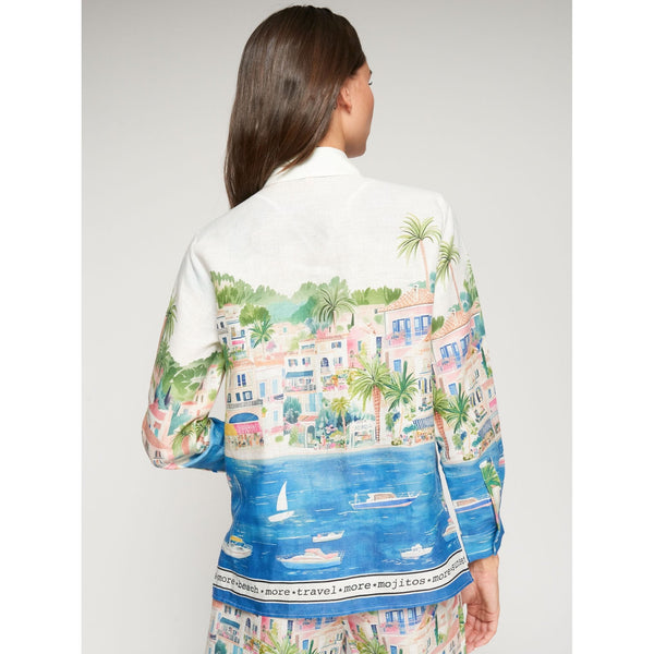 Coastal City Print Shirt