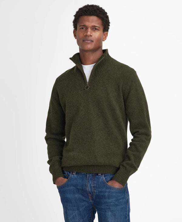 Essential Lambswool Half Zip Jumper