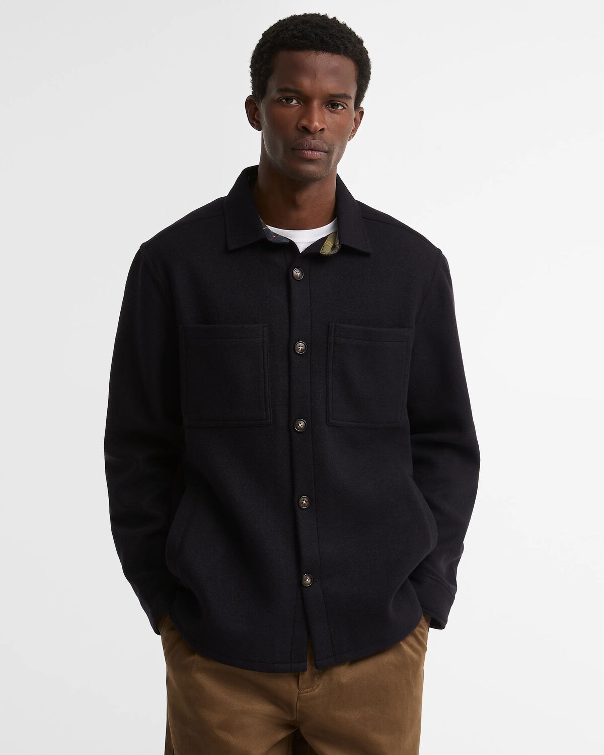 Marltown Tailored Wool-Blend Overshirt