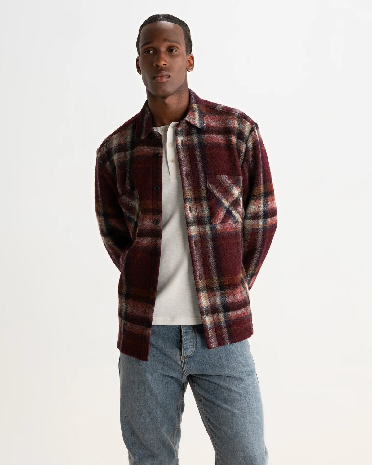 Whiting Wool Check Overshirt